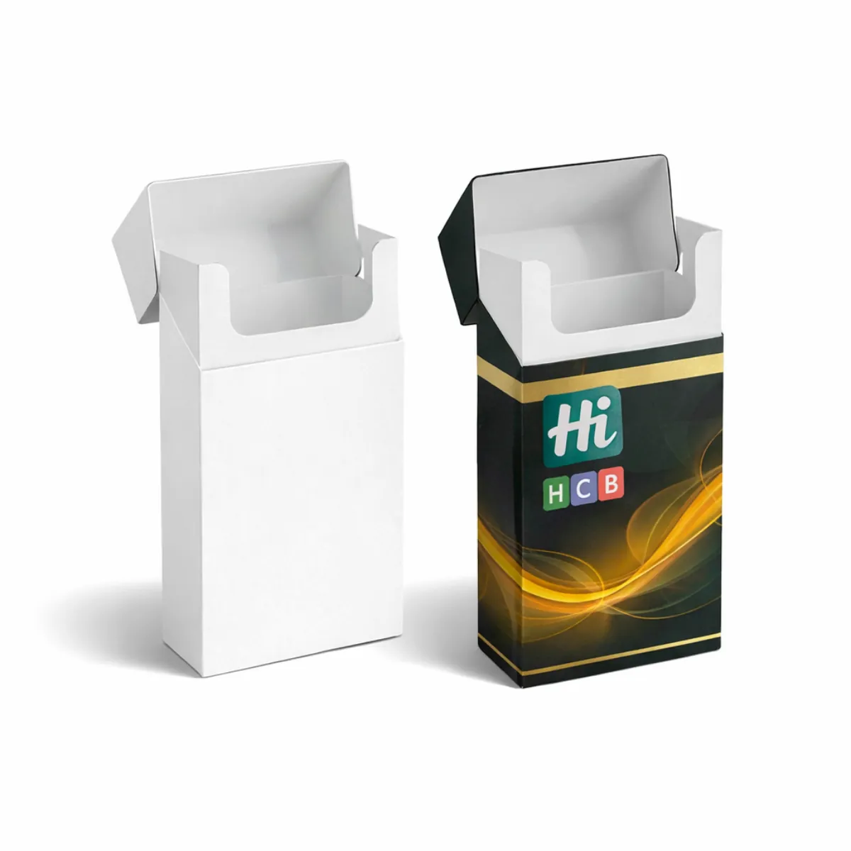 Vibrant custom printed boxes for blunt wraps showing detailed graphics and high-resolution typography for shelf appeal- class=